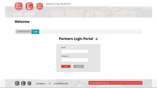 Partners Login Portal - Kansas City Southern