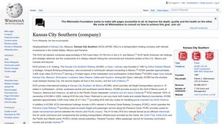 Kansas City Southern (company) - Wikipedia