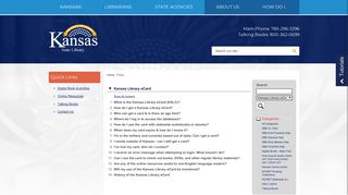 Kansas Library eCard - Kansas State Library, KS - Official Website