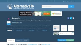 Kanshudo Alternatives and Similar Websites and Apps - AlternativeTo ...