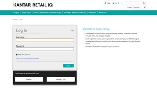 Sign In to KRIQ - Kantar Retail IQ