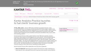 Kantar Analytics Practice launches to fuel clients' business growth ...