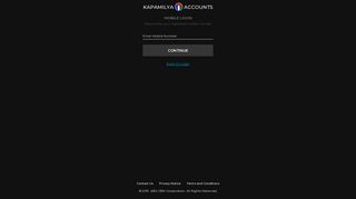 mobile login - KAPAMILYA ACCOUNTS