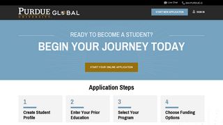 Welcome to Purdue Global's Enrollment Application | Purdue ...