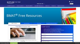 BMAT Free Prep Tools | Kaplan Test Prep and Admissions