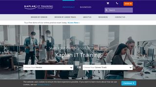 Kaplan IT Training (formerly Transcender) - IT Certification Exam Prep