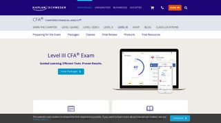 CFA Level 3 Exam Prep and Study Materials - Kaplan Schweser