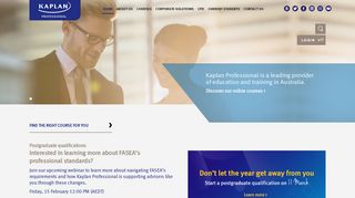 Kaplan Professional: Professional Education & Training