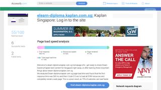 Access elearn-diploma.kaplan.com.sg. Kaplan Singapore: Log in to ...