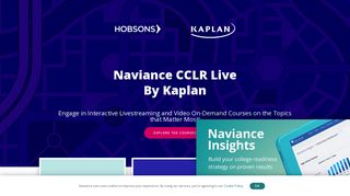 Naviance CCLR Live By Kaplan