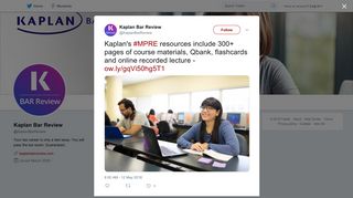 Kaplan Bar Review on Twitter: 