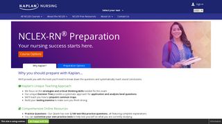 NCLEX-RN Preparation from Kaplan - Kaplan Test Prep