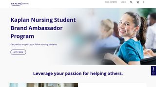 Nursing Student Brand Ambassadors | Kaplan Test Prep