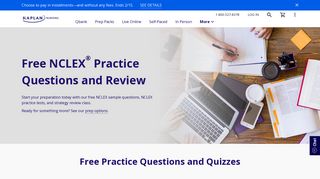 Free NCLEX Practice Questions & Tests | Kaplan Test Prep