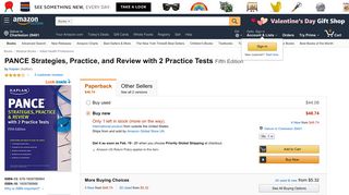 PANCE Strategies, Practice, and Review with 2 Practice Tests (Kaplan ...