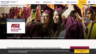International admission at Arizona State University - Kaplan ...