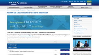 Property and Casualty Insurance Test Prep in Pennsylvania - Kaplan ...