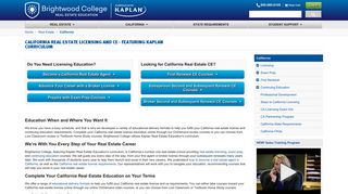 California - Kaplan Real Estate Education
