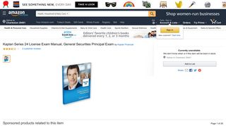 Amazon.com: Kaplan Series 24 License Exam Manual, General ...