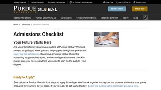 College Application Checklist: Steps to Apply to College | Purdue Global