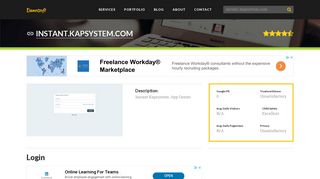 Welcome to Instant.kapsystem.com - Login