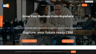 Kapture CRM: CRM Software, Tools, Solutions, Online Cloud-based ...