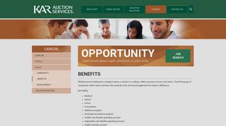 Benefits | KAR Auction Services