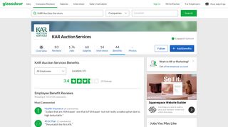 KAR Auction Services Employee Benefits and Perks | Glassdoor
