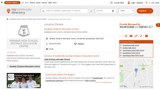 Karabar Distance Education Centre - My Community Directory