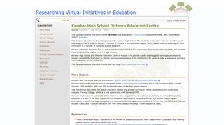 Karabar High School Distance Education Centre - Researching Virtual ...