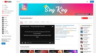 Sing King Karaoke - YouTube