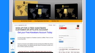 Sign Up For A FREE Karatbars Customer or Affiliate Account ...
