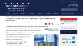 KardexRemstar ASRS Solutions Authorized Dealer for Installation ...