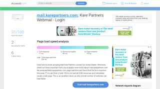 Access mail.karepartners.com. Kare Partners Webmail - Login