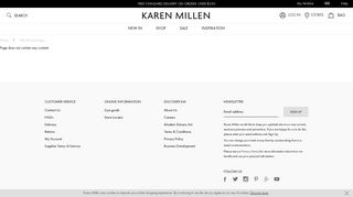 My Account Login - Karen Millen