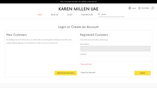 Login or Create an Account - Karen Millen