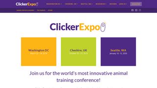 ClickerExpo | Karen Pryor Clicker Training | Animal Training Conference
