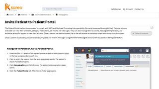 Invite Patient to Patient Portal - Kareo Help Center