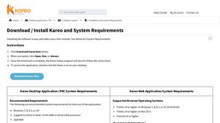 Download / Install Kareo and System Requirements - Kareo Help Center