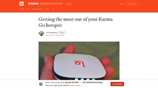 Getting the most out of your Karma Go hotspot – Spread the WiFi ...