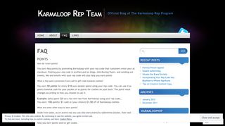FAQ | Karmaloop Rep Team