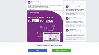 Karnataka Bank - MoneyClick is our Internet Banking... | Facebook