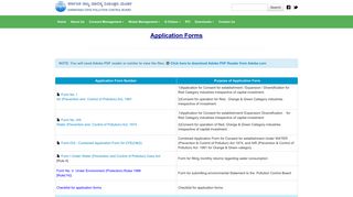 Application Forms - Karnataka State Pollution Control Board