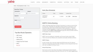 Ksrtc Bus Tickets Booking Online @ 15% OFF | Buses Timing, Routes ...