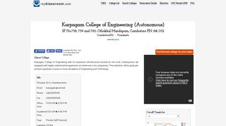 Karpagam College of Engineering (Autonomous) - Coimbatore ...
