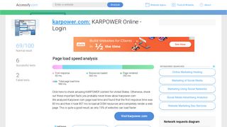 Access karpower.com. KARPOWER Online - Login