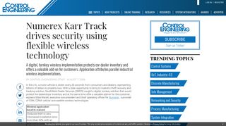 Numerex Karr Track drives security using flexible wireless technology ...