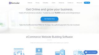 KartRocket E-Commerce Platform - Start Your Online Store