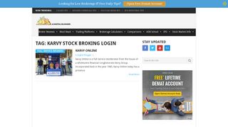 karvy stock broking login Archives – A Digital Blogger