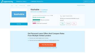Kashable Reviews - Personal Loans - SuperMoney